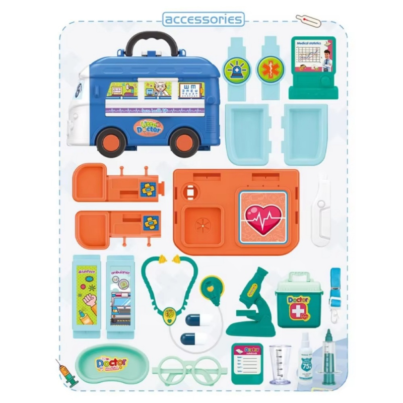 Kids Toys Doctor Set - Children Pretend Simulation Plastic Educational Toys
