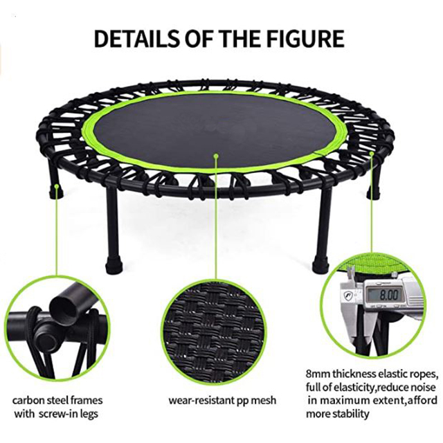 Trampoline Mini Indoor - Indoor Foldable Bungee Cord 40 Inch