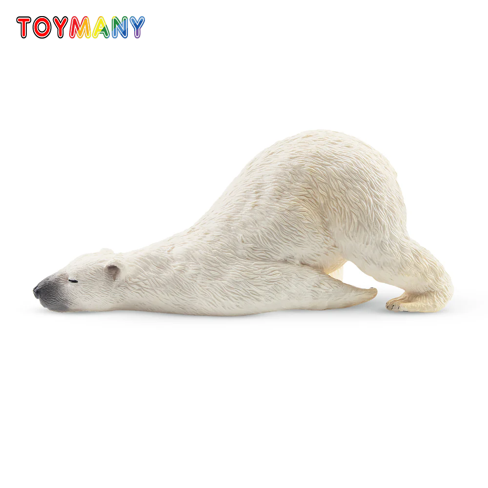 Kids Toys Variety - Toymany Simulation Lying Adult Polar Bear