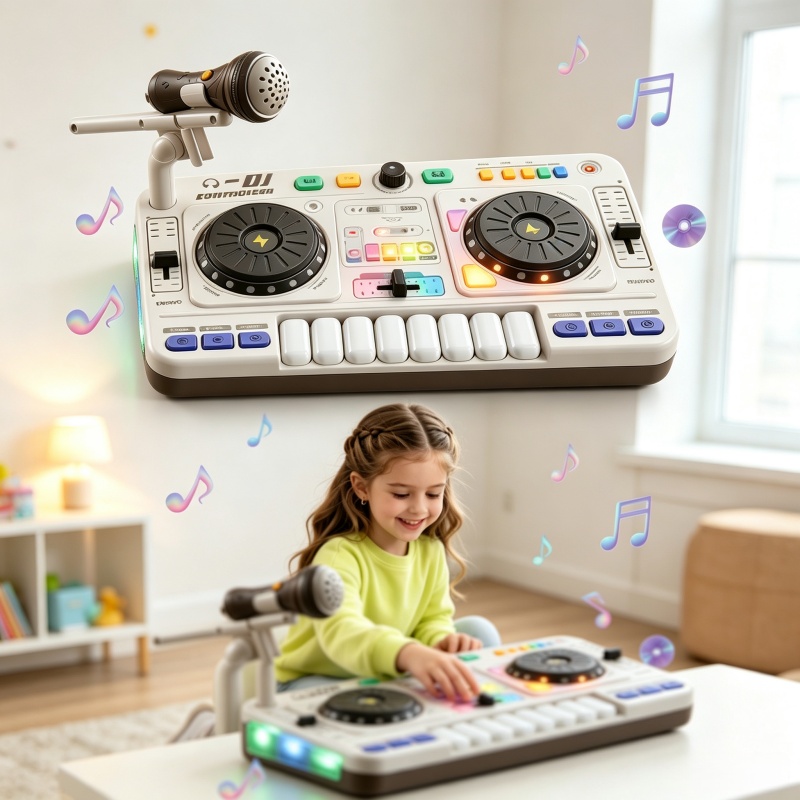 Kids Toys Bd - Children Simulation DJ Mixer Controller Toy