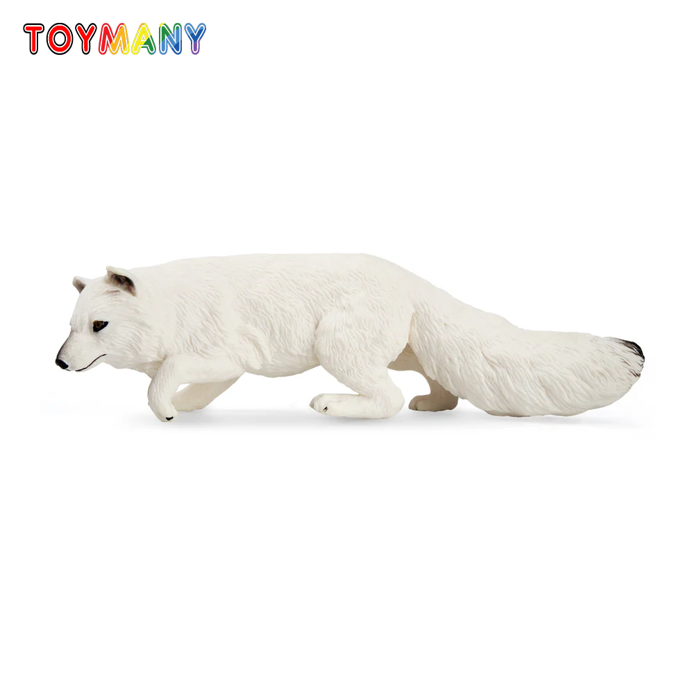 Kids Toys Variety - Toymany Simulation Arctic Fox Polar Animal