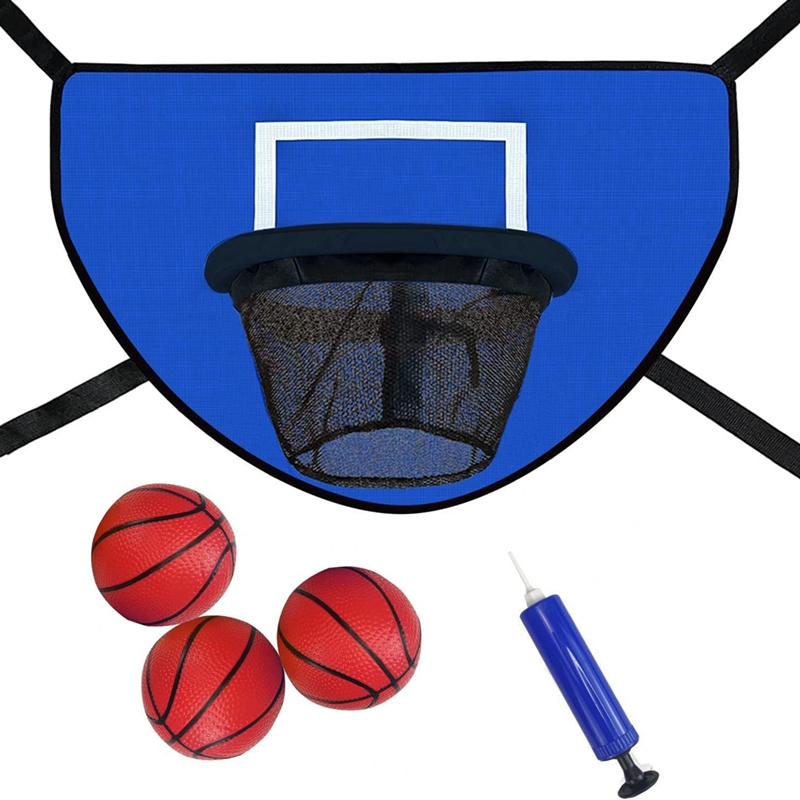 Trampoline Mini Indoor - Trampoline Basketball Hoop Kit With Pump