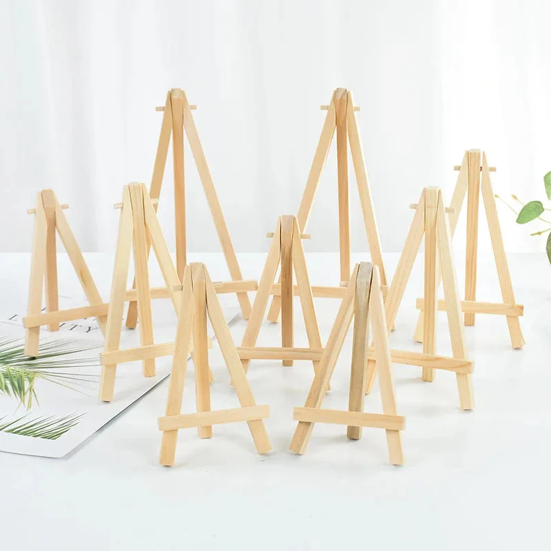 Kids Art Easel - 10pcs Wood Mini Easel Frame Desktop