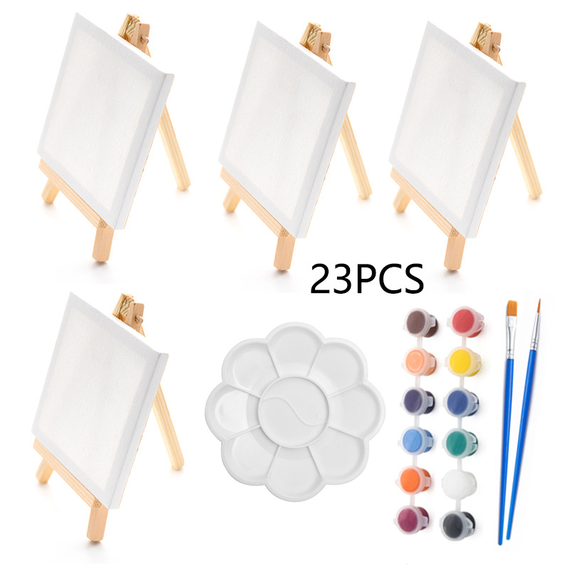 23Pcs Mini Easel Drawing Board - Kids Art Easel recension och pris