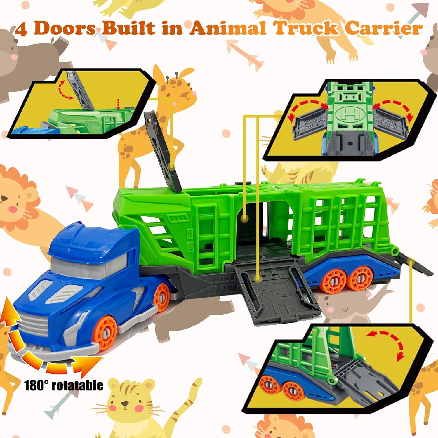 Dinosaur Animal Transport Vehi - Sandbox Play Set recension och pris