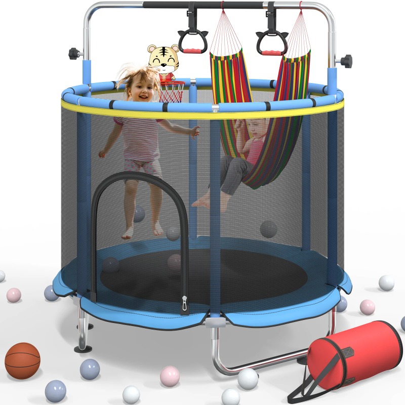 5FT Toddler Trampoline 8-in-1  - Trampoline Mini Indoor recension och pris