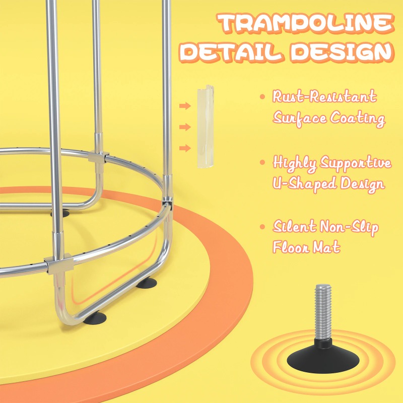 5FT Toddler Trampoline 8-in-1  - Trampoline Mini Indoor recension och pris