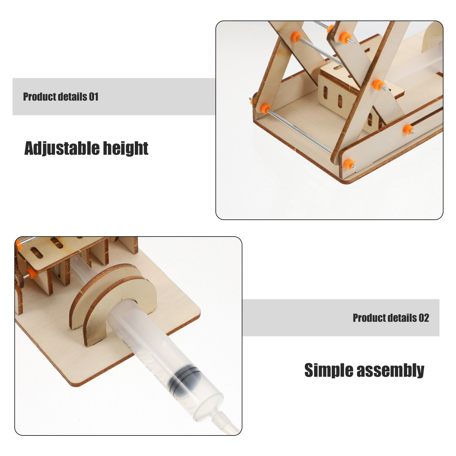 Lab Jack Machine Wooden Educat - Science Experiment Kit recension och pris
