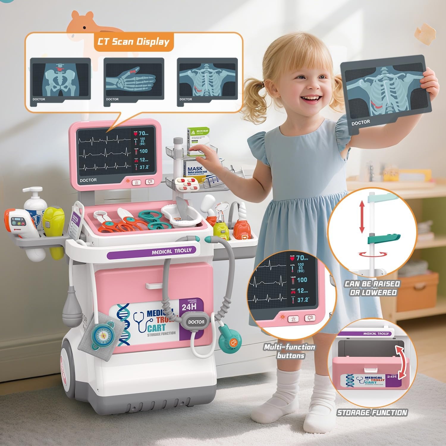 Deluxe Kids Doctor Play Set Pr - Kids Toys Doctor Set recension och pris