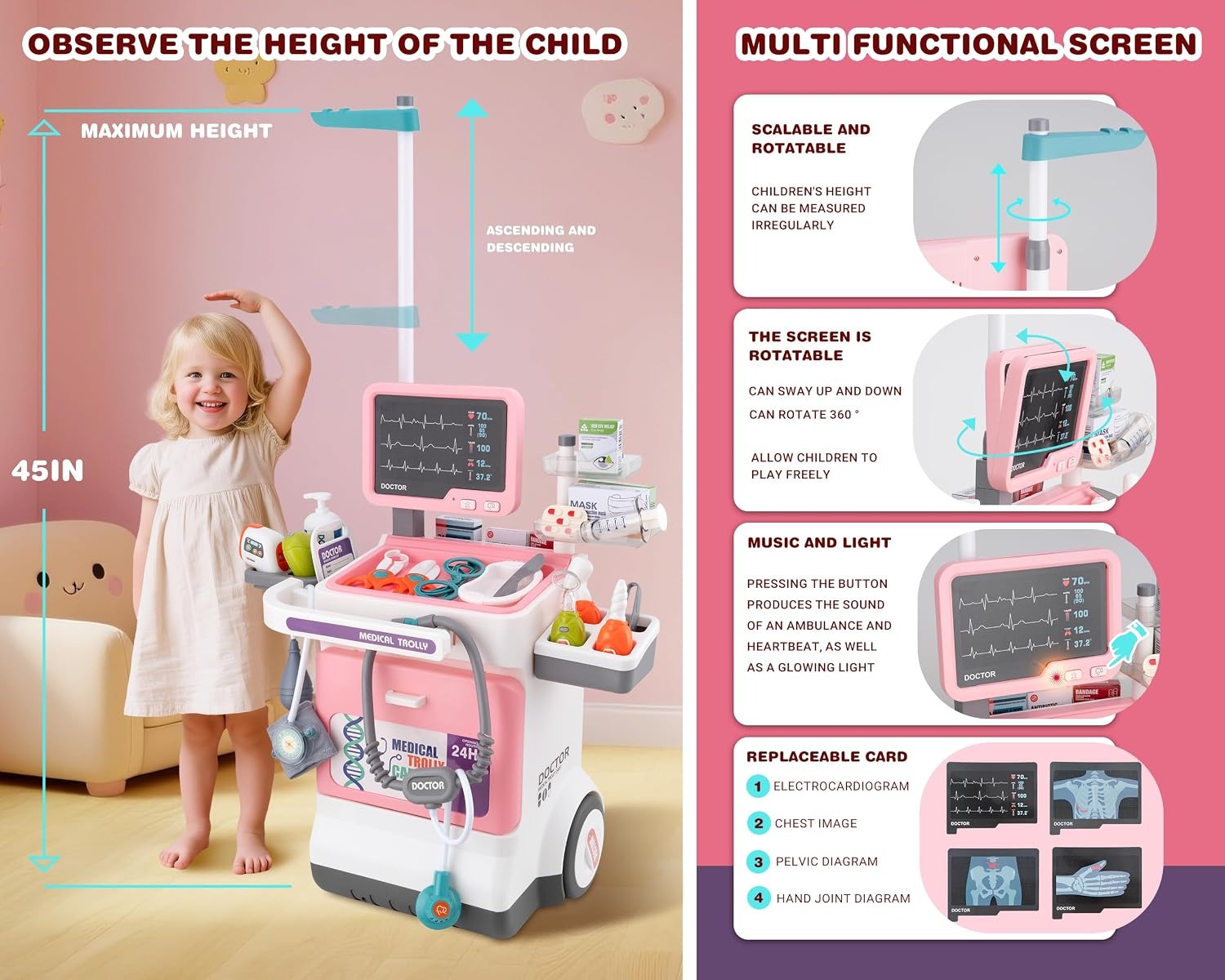 Deluxe Kids Doctor Play Set Pr - Kids Toys Doctor Set recension och pris