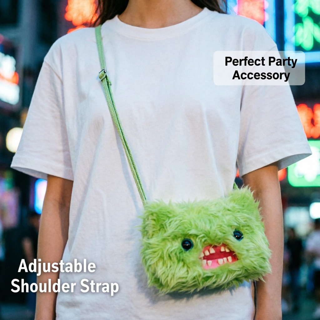 Cute Monster Plush Crossbody B - Kids Toys Hong Kong recension och pris