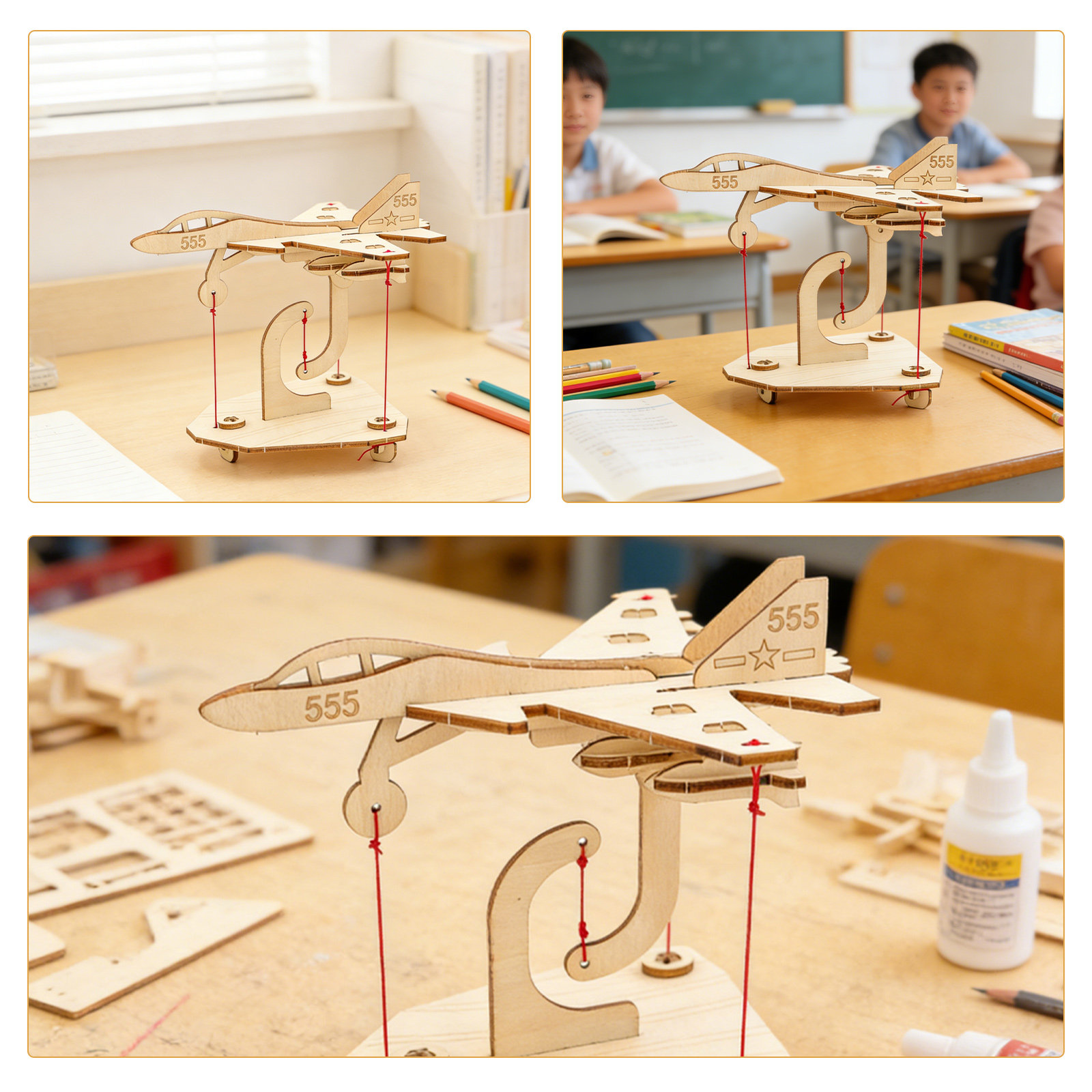 2Sets Tensegrity Aircraft Kit  - Science Experiment Kit recension och pris