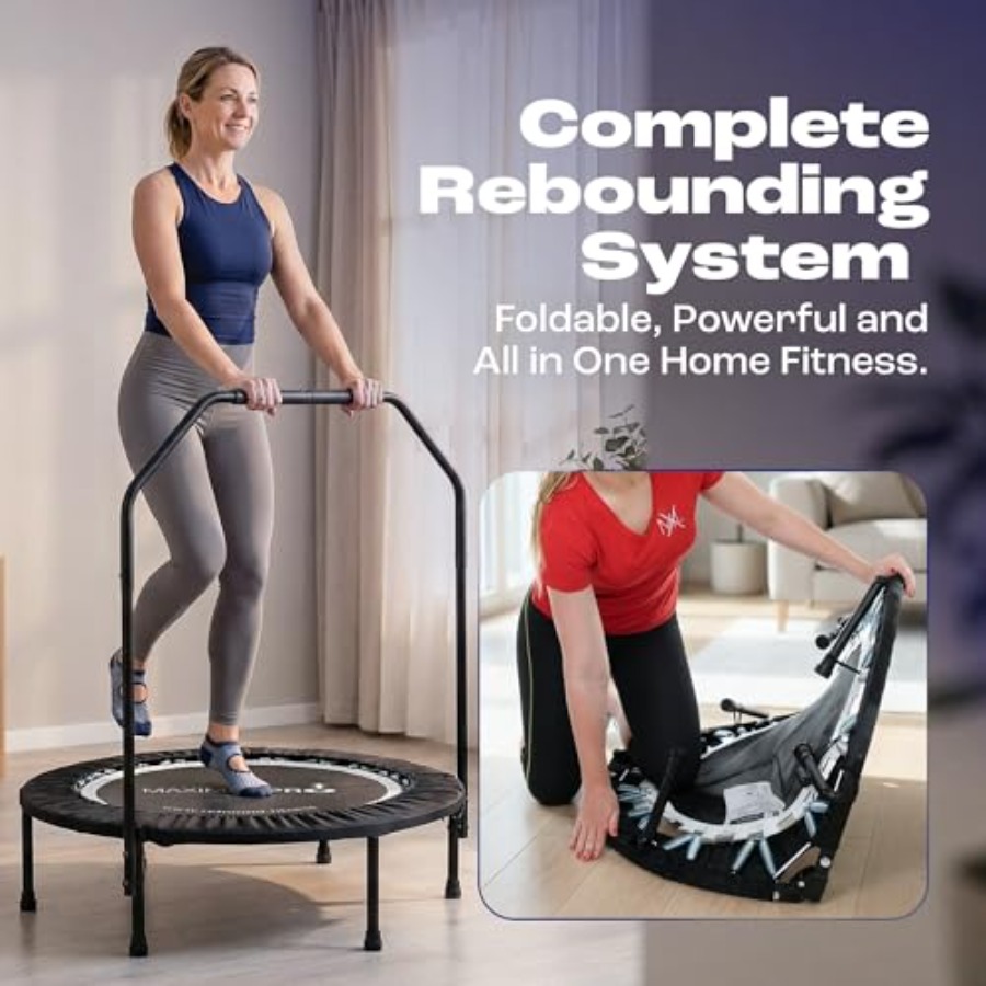 Maximus PRO Folding Rebounder  - Trampoline Mini Indoor recension och pris