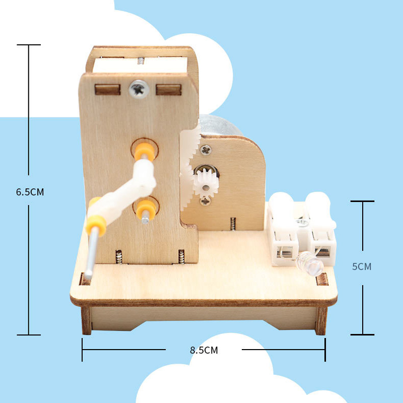DIY Mini Hand Generator DIY Sc - Science Experiment Kit recension och pris