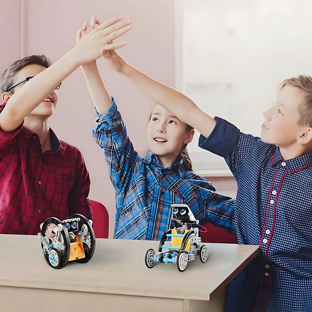 Solar Robot Building Blocks 12 - Science Experiment Kit recension och pris