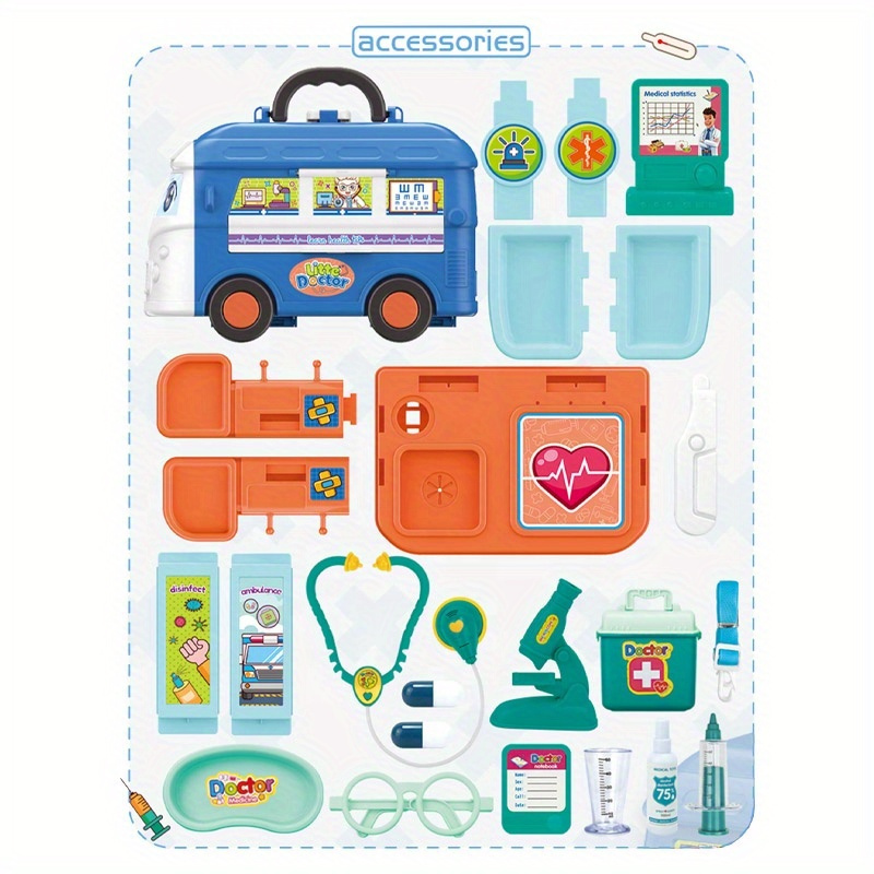 Children Pretend Simulation Pl - Kids Toys Doctor Set recension och pris