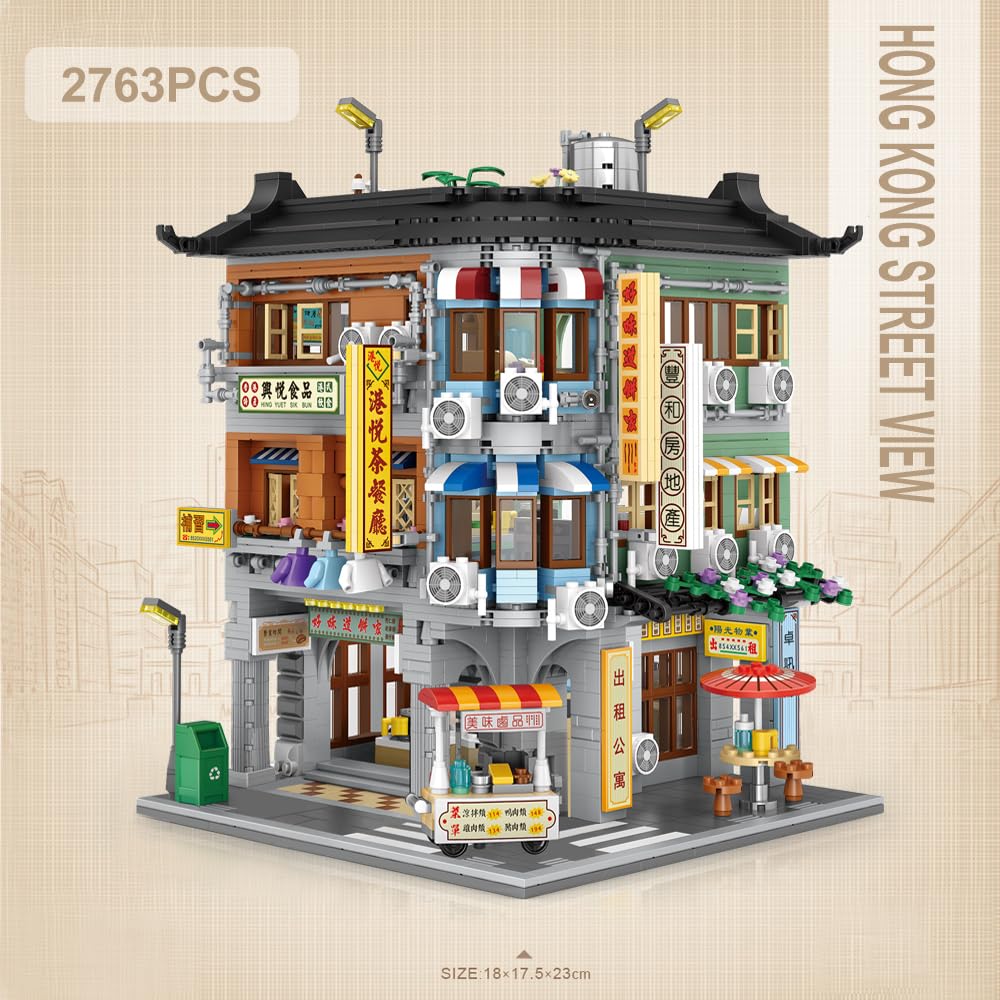 2763Pcs Commercial Corner Buil - Kids Toys Hong Kong recension och pris