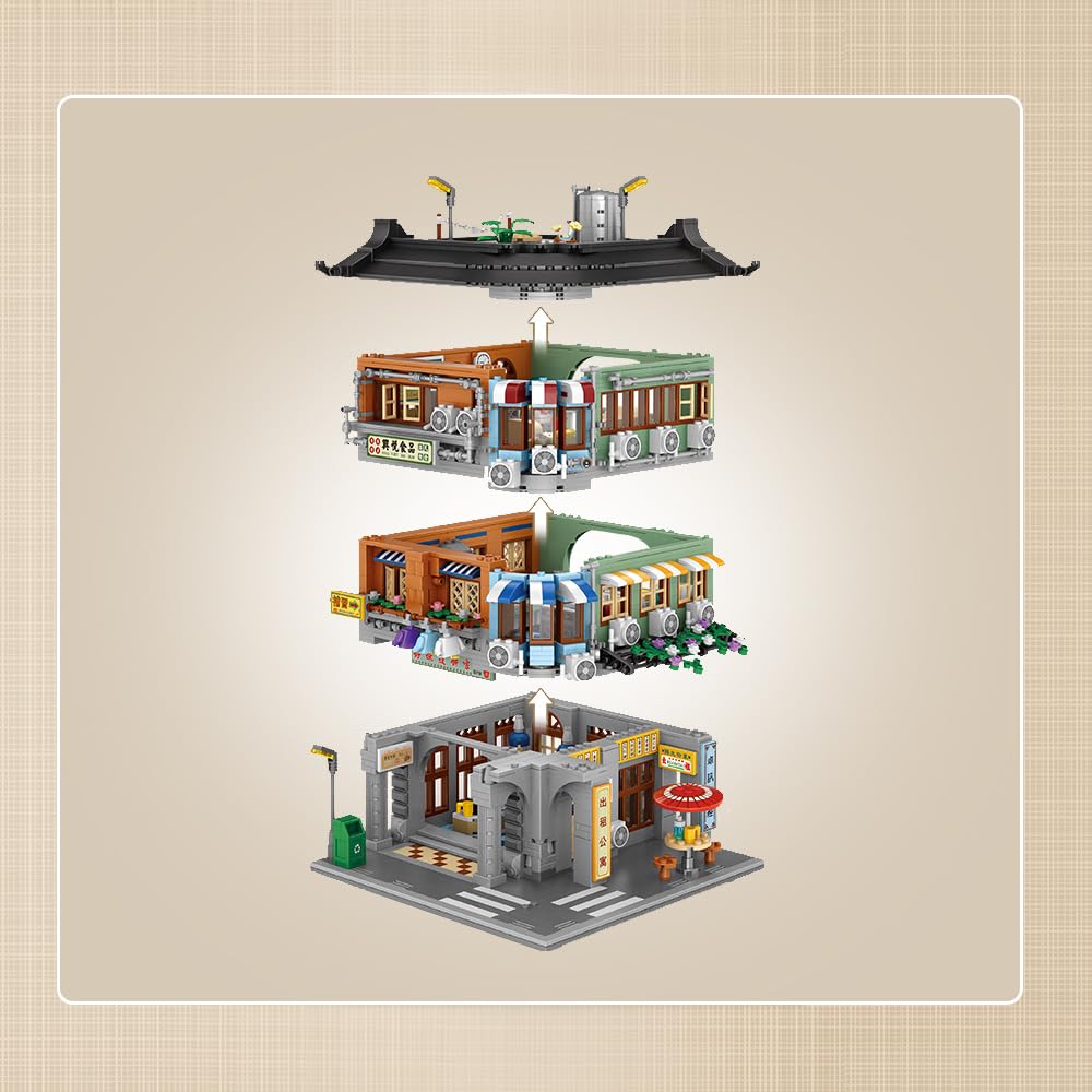2763Pcs Commercial Corner Buil - Kids Toys Hong Kong recension och pris