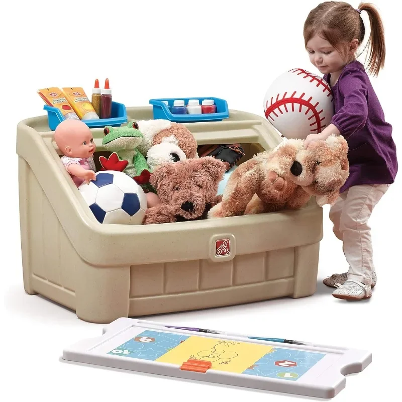 Furniture 2-in-1 Toy Box and E - Kids Art Easel recension och pris