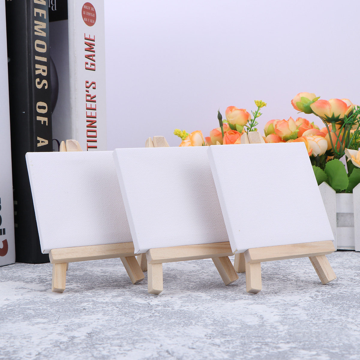 10Pcs Mini Wooden Easel with T - Kids Art Easel recension och pris