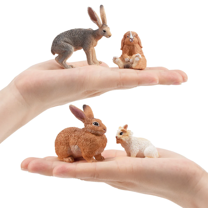 12Pcs Simulation Rabbit Farm A - Kids Toys Variety recension och pris