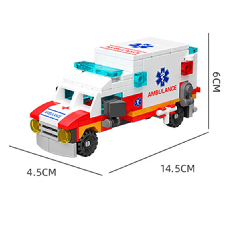 6in1 NEW Ambulance Escort Car  - Kids Toys Doctor Set recension och pris