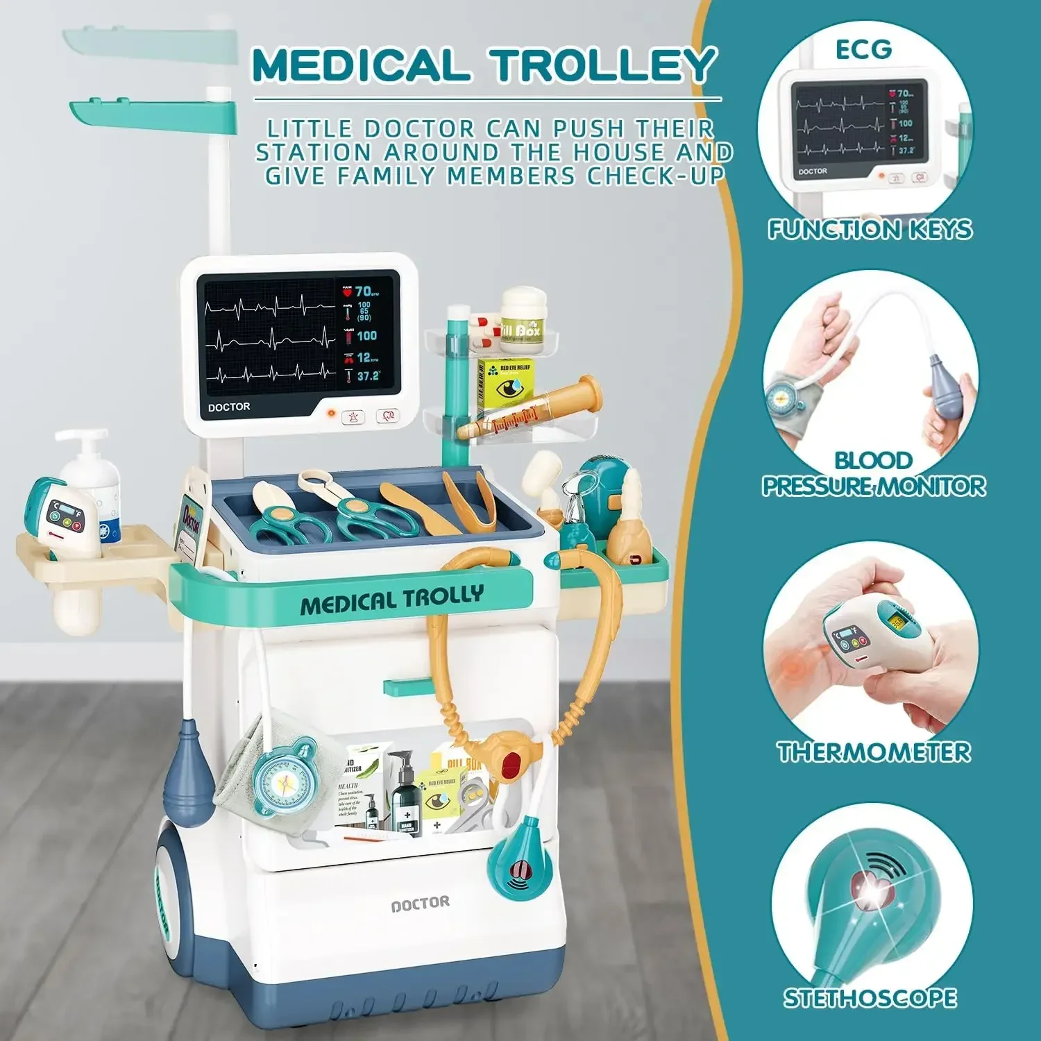 Doctor Medical Play Set Doctor - Kids Toys Doctor Set recension och pris