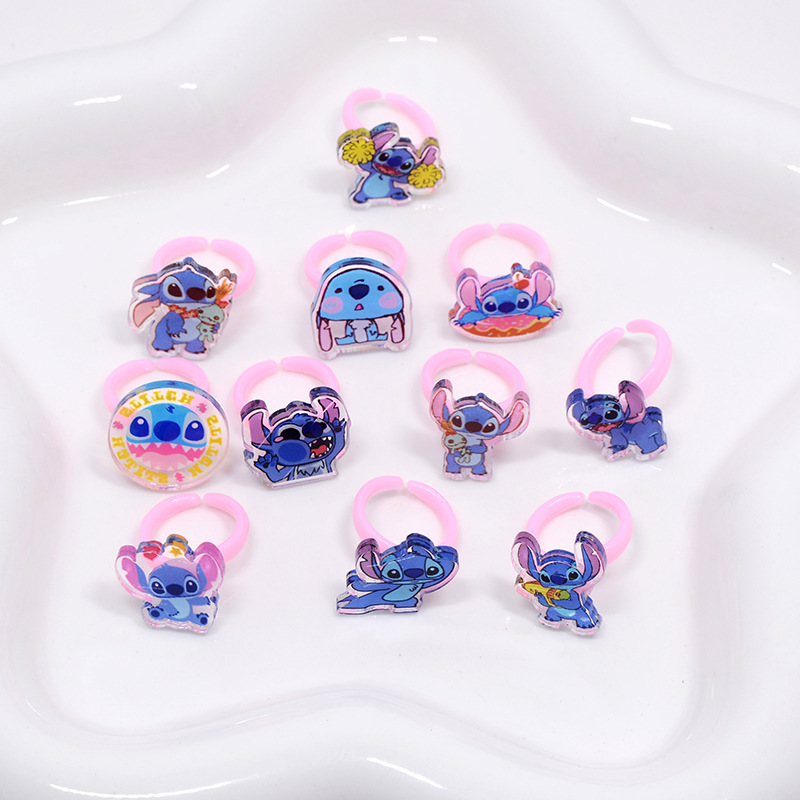 Stitch Acrylic Ring 10/20pcs K - Kids Toys Movie recension och pris