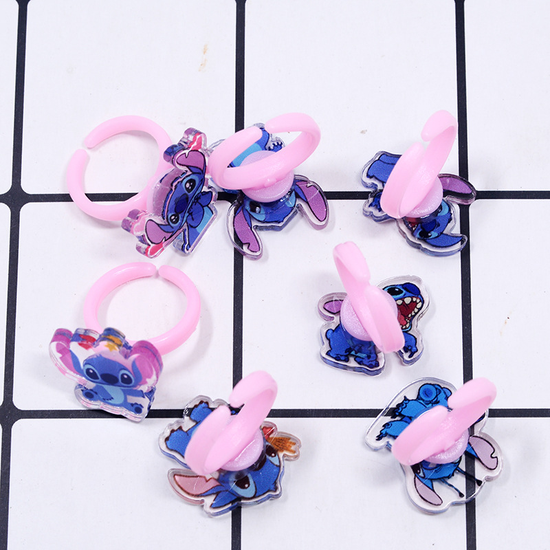 Stitch Acrylic Ring 10/20pcs K - Kids Toys Movie recension och pris