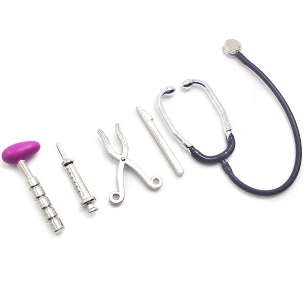 1/6 1/12 Scale Dollhouse Steth - Kids Toys Doctor Set recension och pris