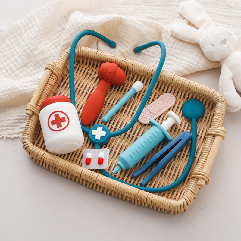 Doctor Toys Pretend Silicone P - Kids Toys Doctor Set recension och pris