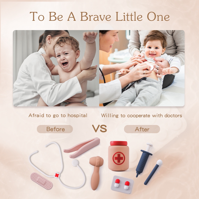 Doctor Toys Pretend Silicone P - Kids Toys Doctor Set recension och pris
