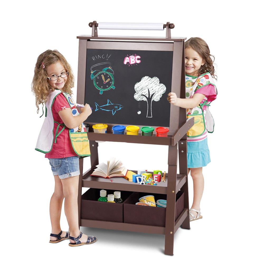 Kids Standing Art Easel With 2 - Kids Art Easel recension och pris