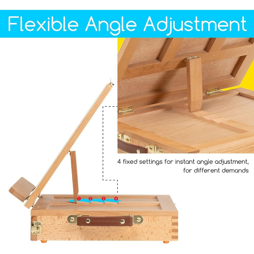 Portable Solid Wood Tabletop E - Kids Art Easel recension och pris