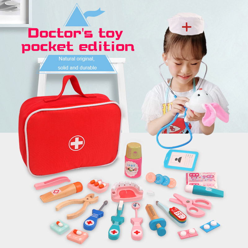 Pretend Play Doctor Toys Woode - Kids Toys Doctor Set recension och pris