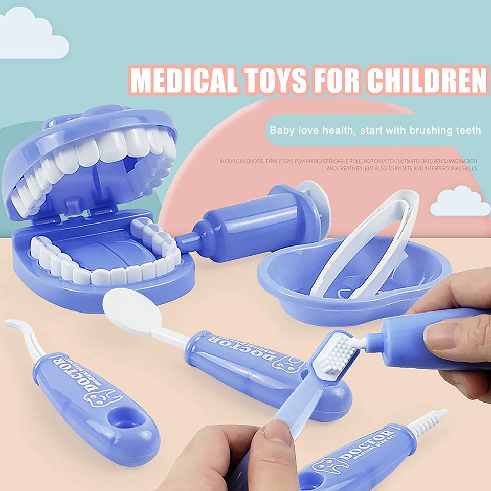 9Pcs Dental Kit Toy Dentistry  - Kids Toys Doctor Set recension och pris