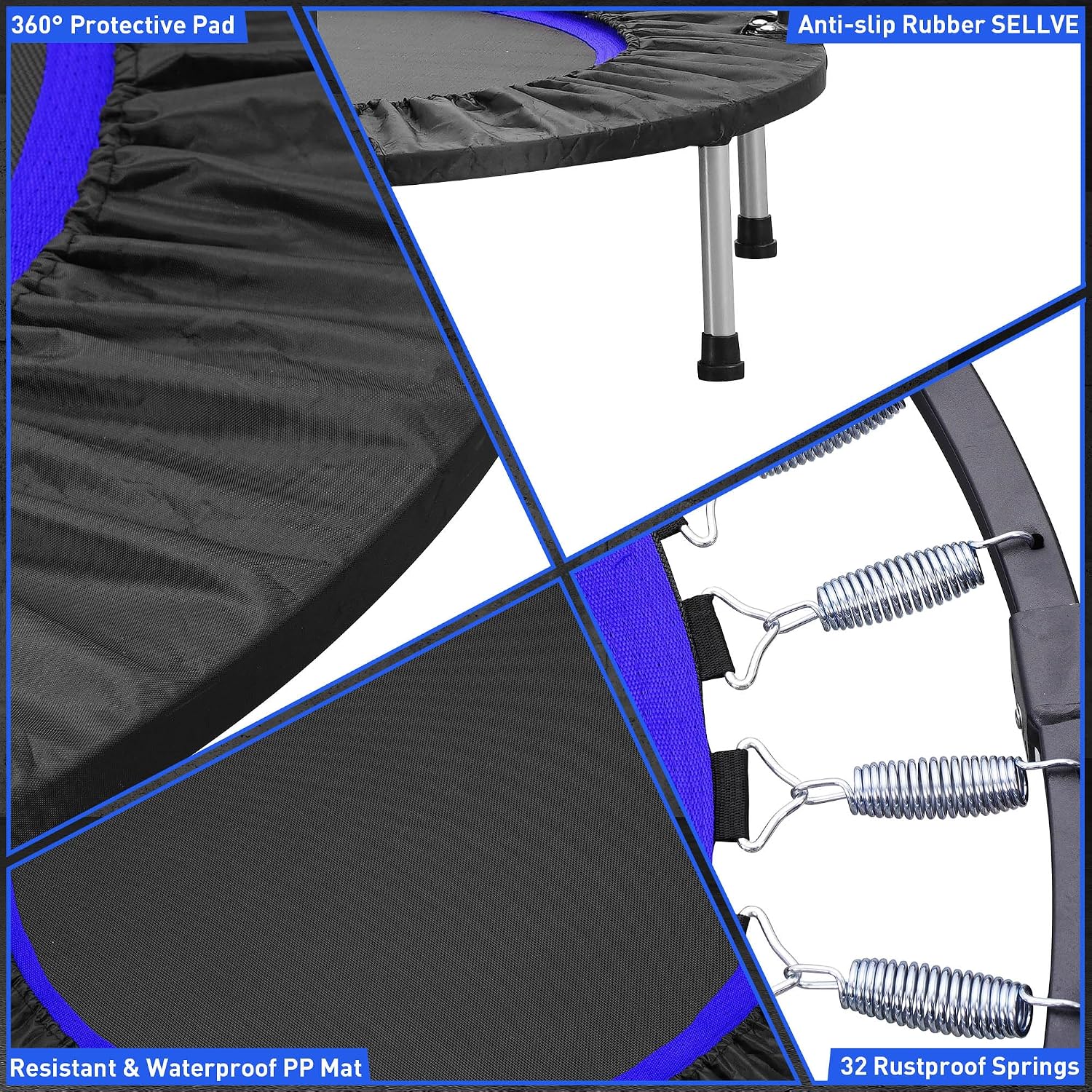 40-48in Mini Trampoline Reboun - Trampoline Mini Indoor recension och pris